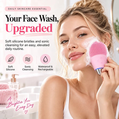 Beautnexa® 🫧Sonic Silicone Facial Cleansing Brush