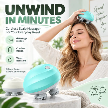 Beautnexa® 🌿💆 Cordless Scalp & Body Massager