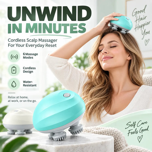 Beautnexa® 🌿💆 Cordless Scalp & Body Massager