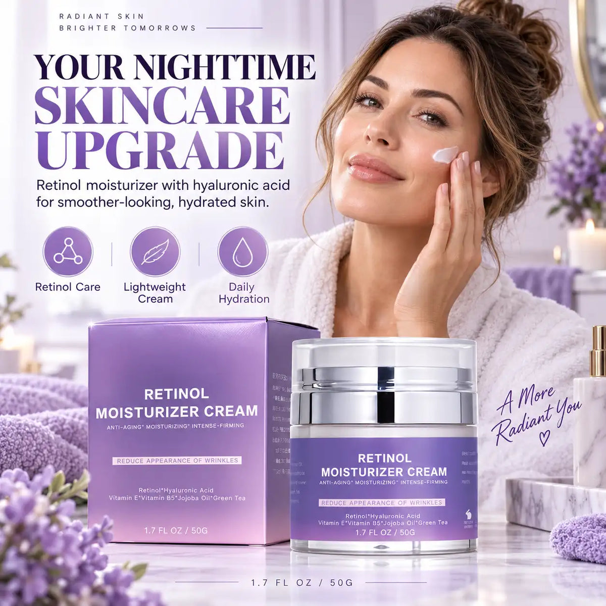 Beautnexa® 💜✨ Retinol Moisturizer Cream