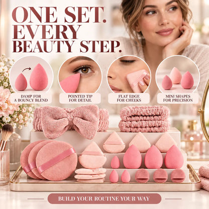 Beautnexa® 🎀💗 21-Piece Makeup Sponge Set