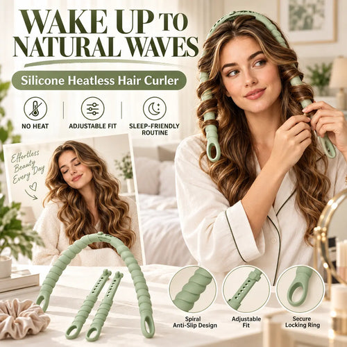 Beautnexa® 🌿✨ Silicone Heatless Hair Curler